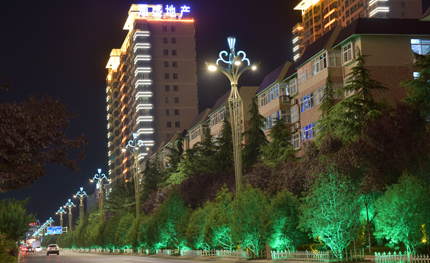 韩城形象再升级，悟空体育照明来助力