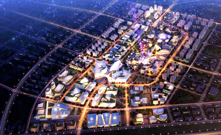 悟空体育照明美丽“绽放” 空港新城擘画新章